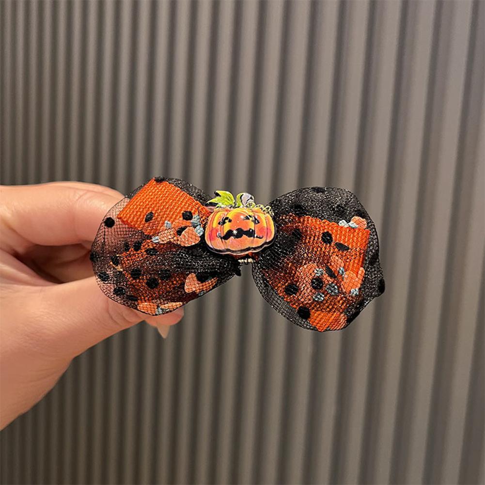 Fashionable Halloween Elements Pumpkin Hairband Single Piece Multi-Color Cute Girls Halloween Gift