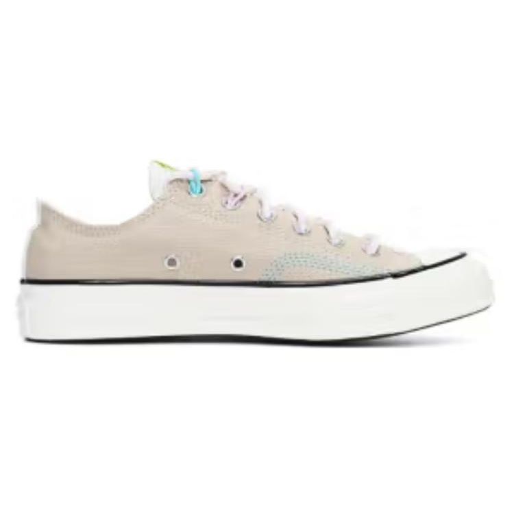 Converse Chuck Taylor All Star 70S Comfortable Versatile Durable Lightweight Low Top Canvas Shoes Unisex Sneaker Off-White A07598C
