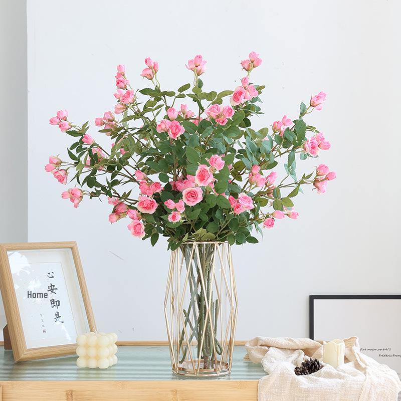 Silk Rose Artificial Flowers for Home and Hotel Decor