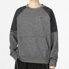 Nike Therma Novelty Crew Logo Print Sport Casual Pullover Sweatshirt Men Tops Brown DQ4855-071