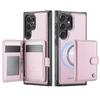 2 in 1 Detachable Card Holder Leather Case for Samsung Galaxy S25 Ultra Edge S24 Plus S23 S22 S21 A56 A16 A36 5G Magnetic Cover