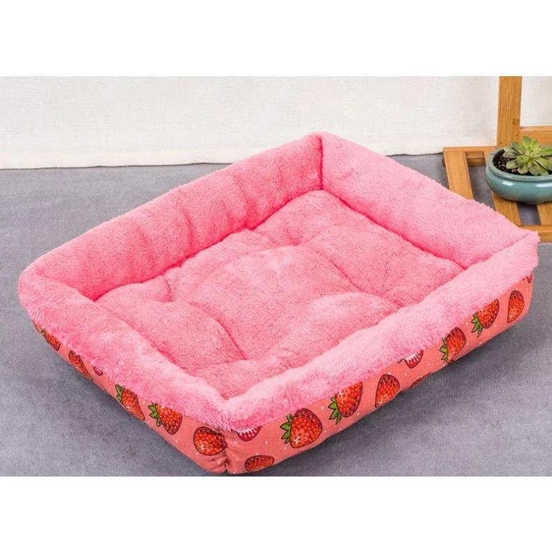 Soft Pet Bed Flannel Thickened Pet Fleece Dog House Soft Fleece Nest Dogs Baskets Mat Puppy Kennel For Cat Breathable Pets Bed