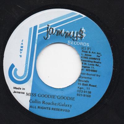 7-Zoll Schallplatte COLIN ROACH / GALAXY P - Miss Goodie Goodie KEINE Jammy's Records Jamaika Reggae, Ska & Dub Gebraucht