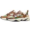 Nike M2K Tekno Abrasion Resistant Low top Chunky Sneakers Men's Brown Green IO8162-110(TeamF-)