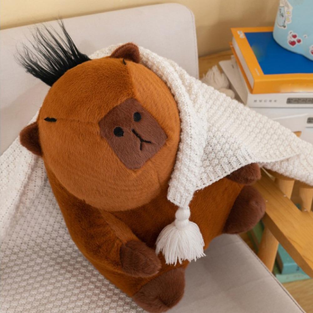 Diy Hair Capibara Anime Fluffty Toy Soft Capybara Plush Doll Capybara Plush Toy  Home Decor