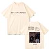 Crystal Castles Double Sided Printed T Shirts Men Women Hip Hop Rock Oversized Tshirts Male Gothic T Shirt Mens Vintage Tshirt