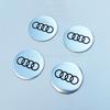 For Audi  A34Pcs For Audi A1 A3 A4 A5 A6 A7 Q3 Q5 Q7 RS3 RS4 RS5 S3 S4 56mm Car Wheel Hub Cap Center Sticker Emblem Badge Decal Accessories