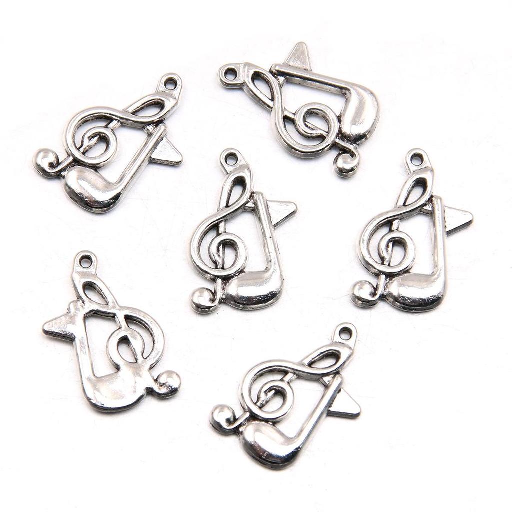 Retro Multi-Instrument Antique Silver Pendant Handmade Necklace Bracelet – Creative Accessories Boutique