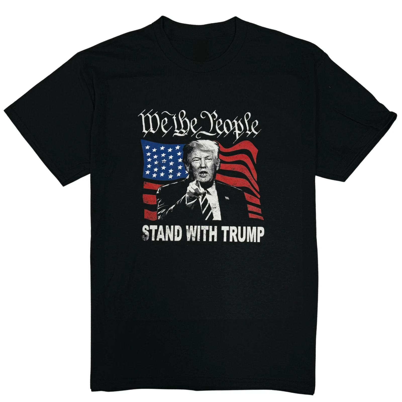 Trump 2024 Shirt We The People Stand With Donald Trump Shirt 2024 Election Tee XXL