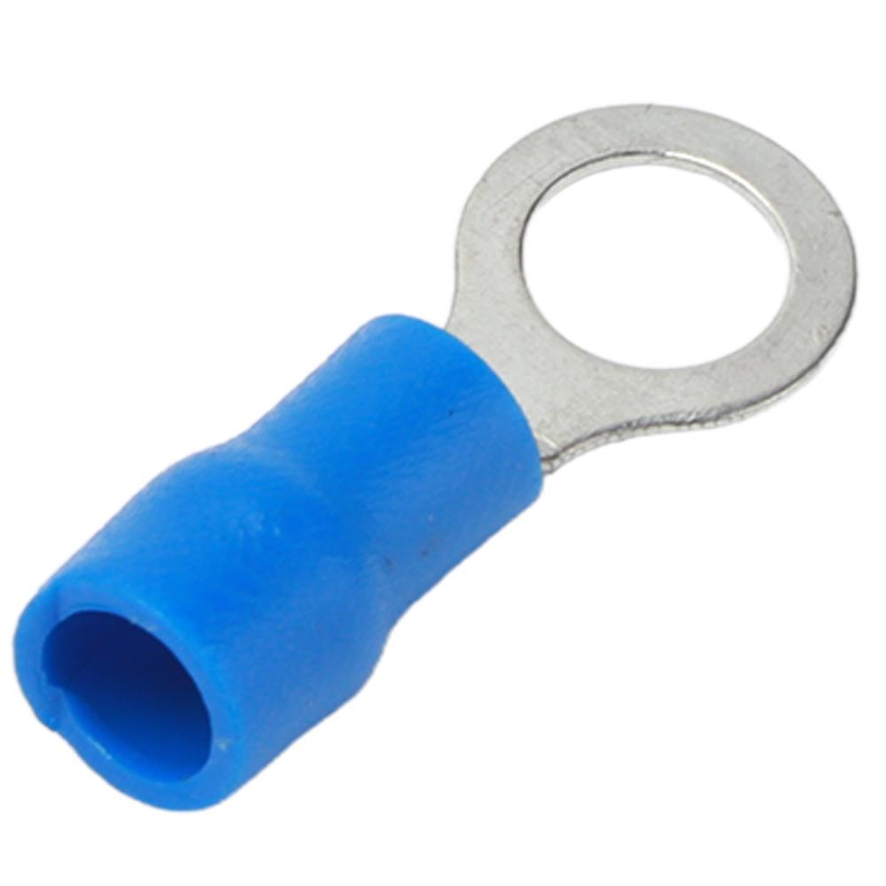 100PCS Blue Wire Crimp Connectors RV1.25-5 Insulated Terminals  Marine Applications