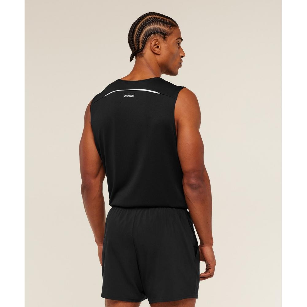 Gymshark Arrival Contrast Tank Black A4c4i Bdkq