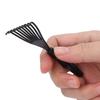 Plastic Rake Hair Comb Cleaner Hair Dirt Remove Comb Brush Cleaning Tool for Home Salon Black