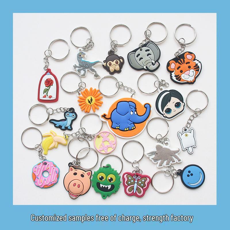 

Креативный брелок-подвеска из мягкой резины в виде слона и бабочки Size 2530