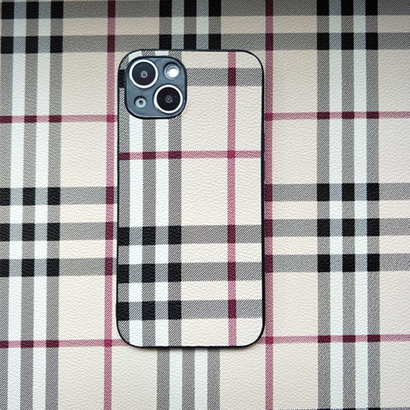 Britischer Stil Streifen Hülle für iPhone 16-11 Pro Max iPhone 15 Pro Max