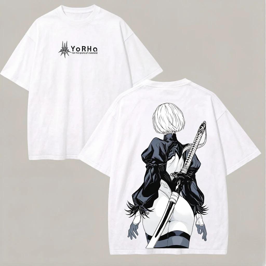 NieR Anime Fans TShirt Unisex Unique Clothing Ideal for Anime Enthusiasts HighQuality Apparel Bestselling Product