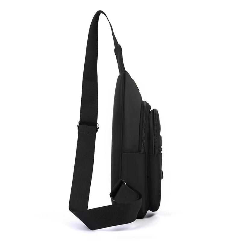 Torba na klatkę piersiową dla mężczyzn i kobiet, może być noszona na jednym ramieniu i na dwóch ramionach jako plecak crossbody, wielofunkcyjny. Torba na klatkę piersiową