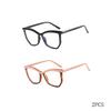 Irregular Polygonal Eyebrow Flat Mirror, Anti Blue Light Cat Eye Personalized Eyeglass Frame, Fashionable Commuting Frame 1027
