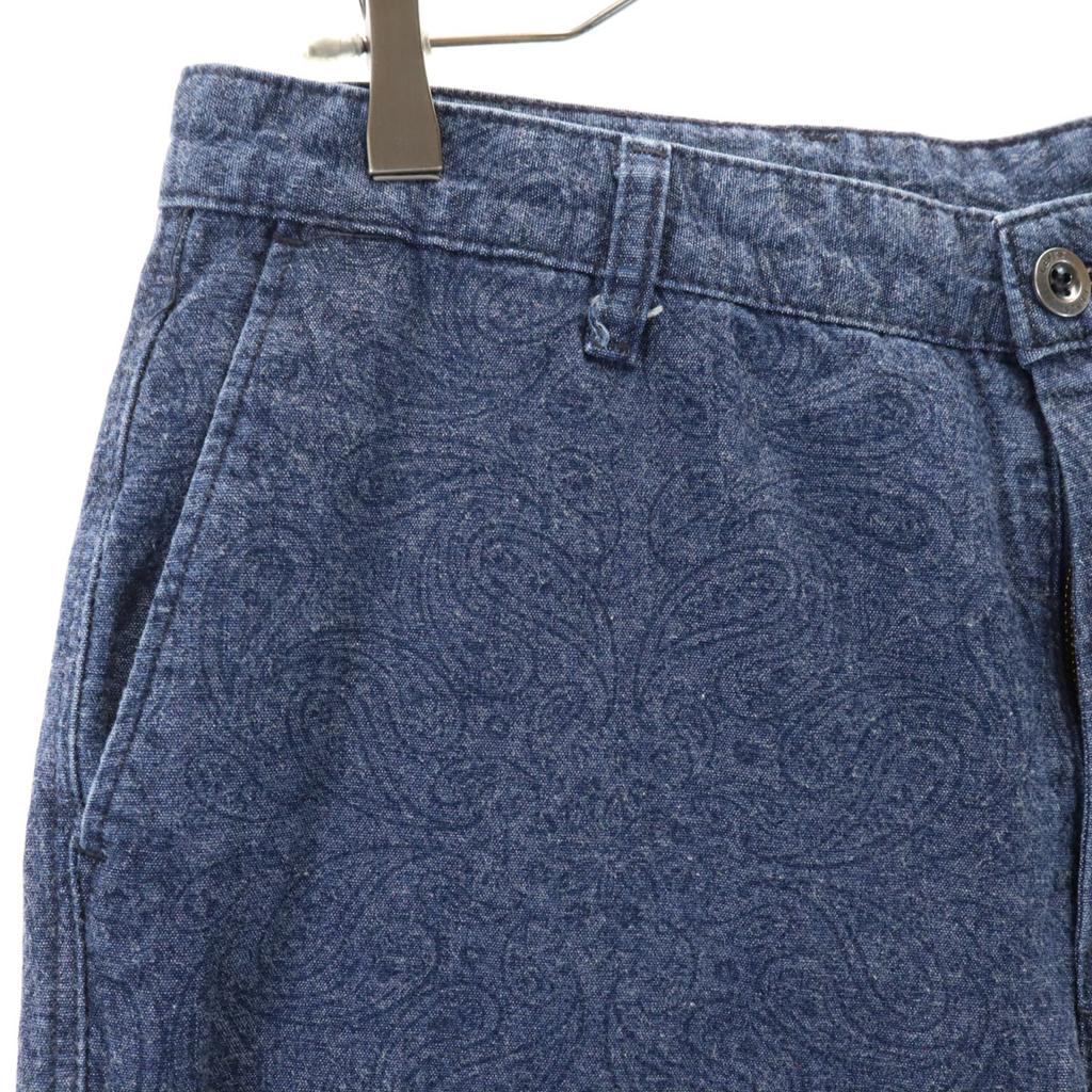 Levi's Paisley Pattern Shorts w32 Navy system Men's Used
