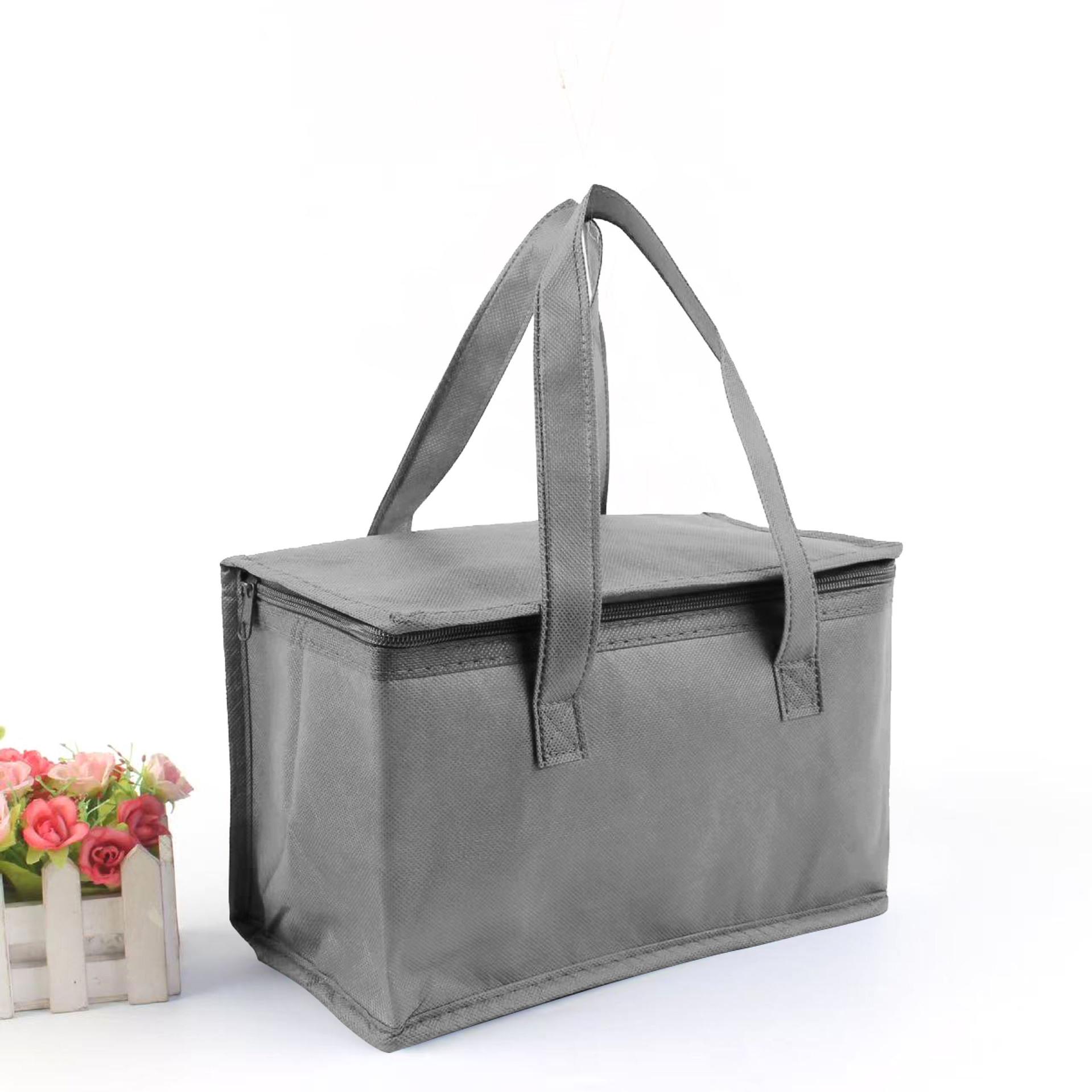 

Складная термосумка для ланча через границу для колы, пива, для кемпинга на открытом воздухе 28*14*17cm серый