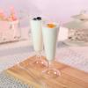 5Pcs 5Oz Champagne Cup Disposable Plastic Flutes Cups Wedding Birthday Party Supplies Bar Drink Red Wine Ice Cream Cup