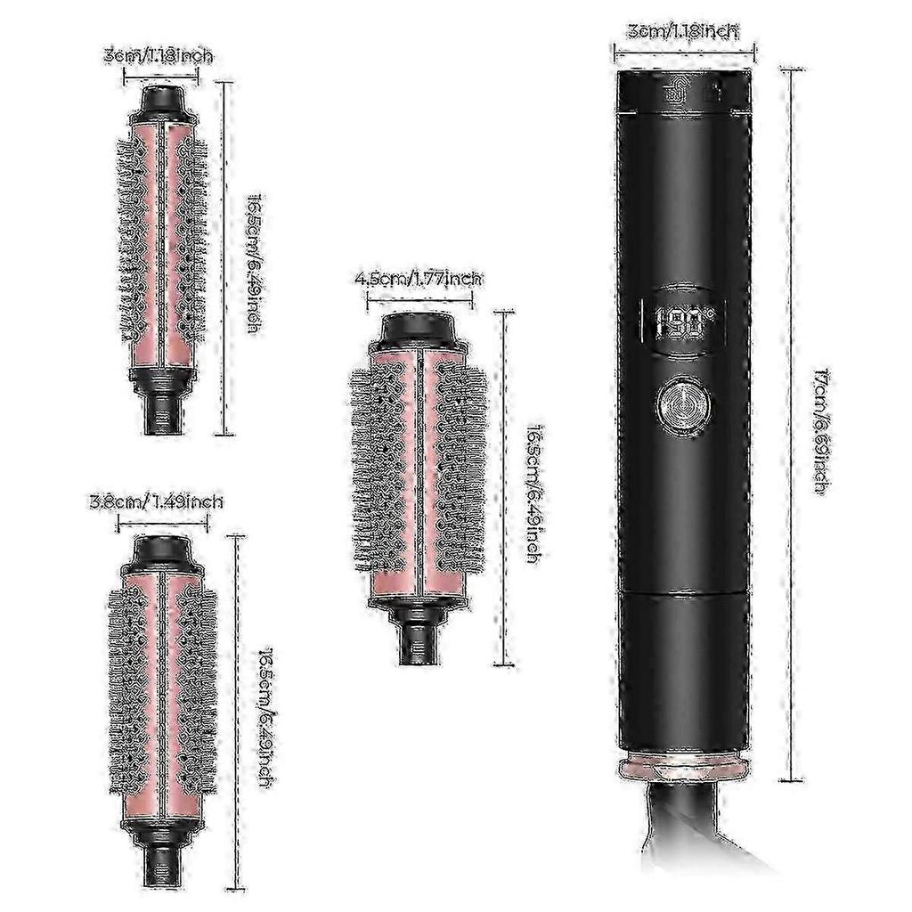 Wavytalk Thermal Ionic Heated Round Brush for Voluminous Styles with Ceramic Ion Technology