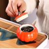 Pumpkin Ceramic Tea Jar Household Snack Storage Jar Moisture Proof Sealed Jar for Medicinal Herbs Tea Set Accessories