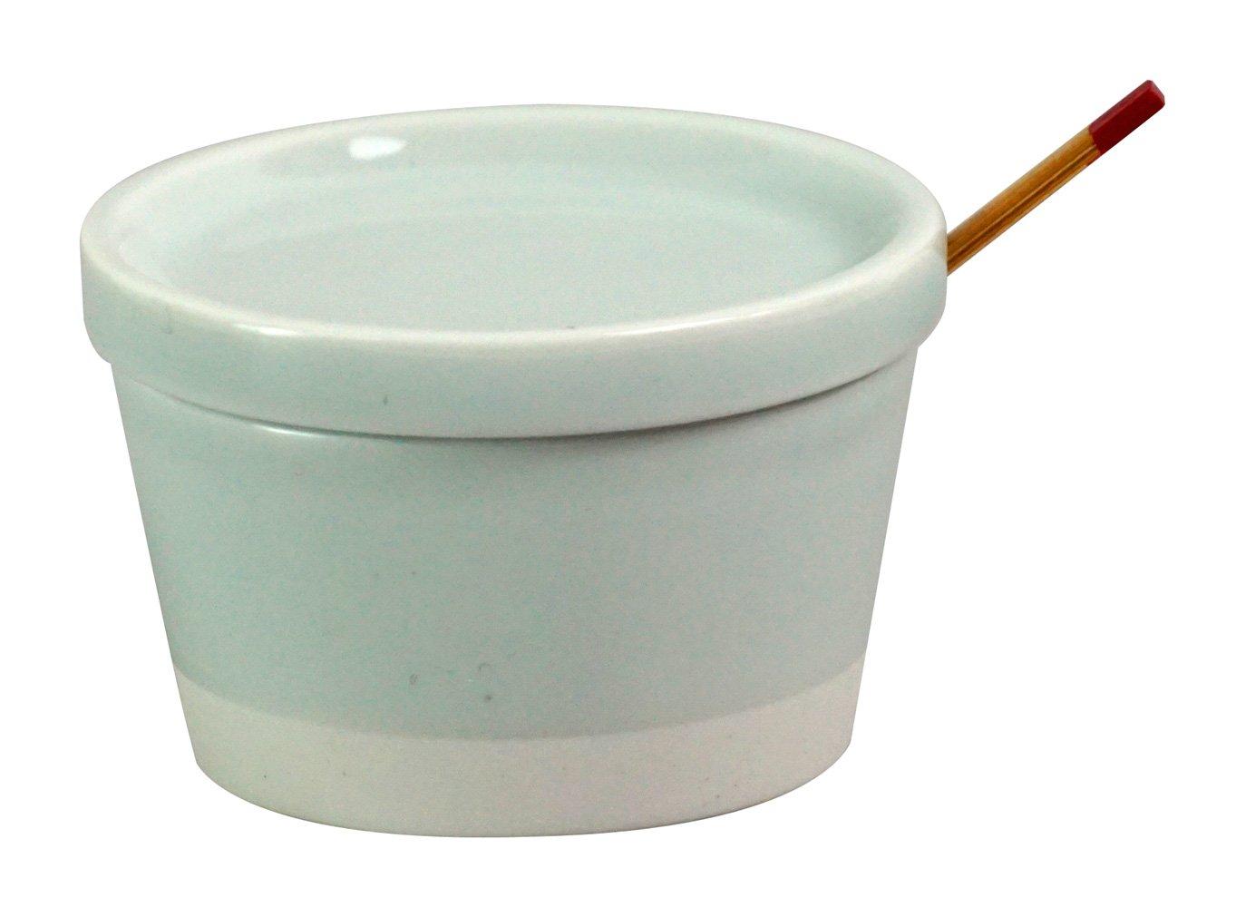 

Hasami ware essence sugar pot, celadon glaze, 14479