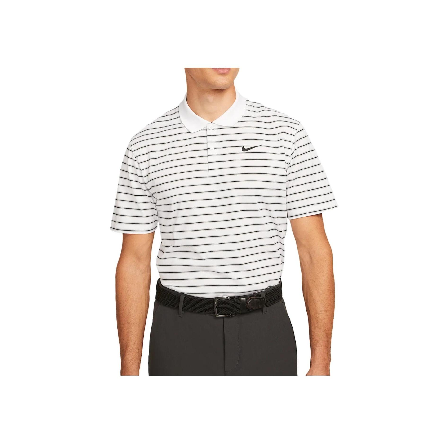 

Nike Dri-FIT Victory Fashion Classic Skin-Friendly Striped Quick-Dry Polo Shirt Men Polo Shirts White DH0830-100 M