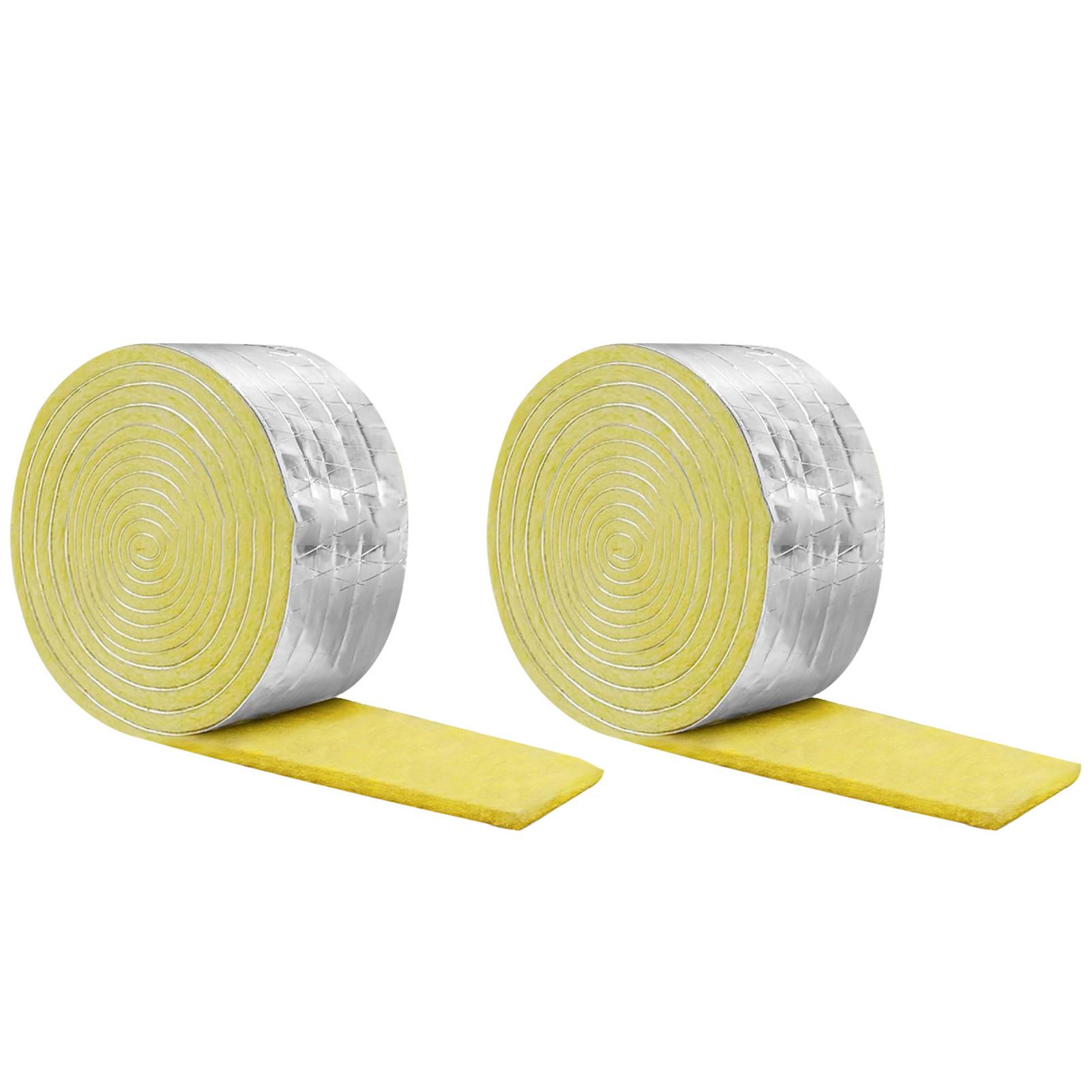 

Insulation Wrap Aluminum Foil Finish Freeze Protection Insulation Wrap Waterproof for Outdoor Cold Hot Water Insulation Tape