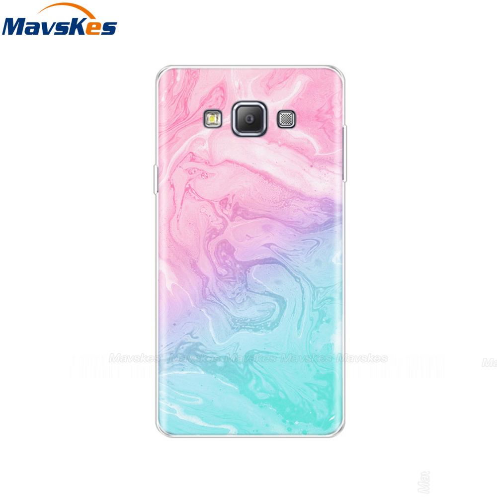 Silicon Phone Case For Samsung Galaxy A3 2015 Flower Cat A300 Soft TPU Back Cover For Samsung A3 2015 A300H A3000 SM-A300F pop