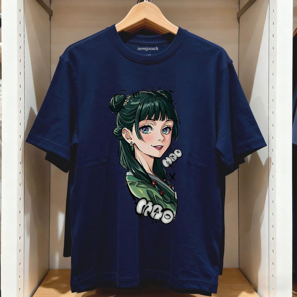 

The Apothecary Diaries kawaii maomao tshirt Harajuku Anime Women Unisex Vintage Printed Tshirt Cotton Oneck Adult Tops Tee S