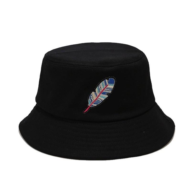 Vintage Ethnic Style Cotton Wide Brim Fisherman Hat For Sun Protection Outdoor Wear