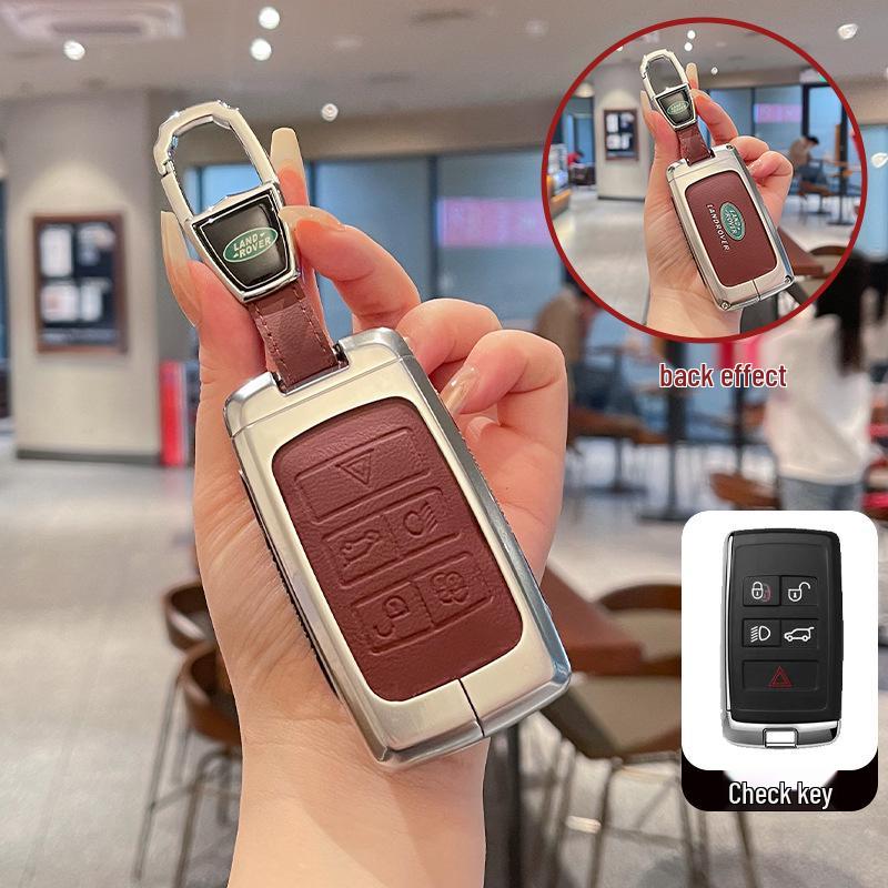 Land Rover Key Case: Compatible with Range Rover Evoque, Discovery 4/5, Velar, Sport, Freelander 2 Models.
