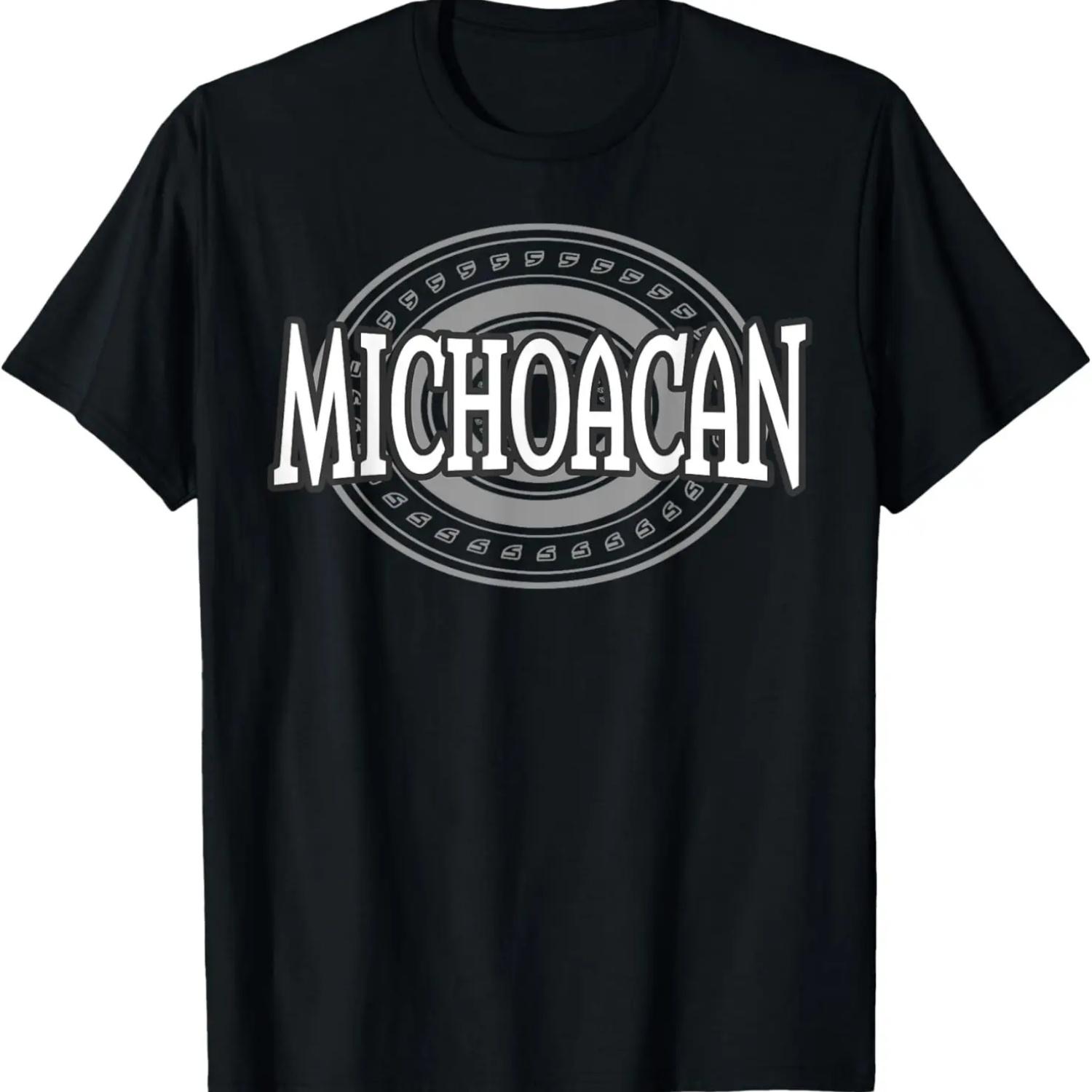 

Michoacan Mexico logo design T Shirt XXXXXL чорний