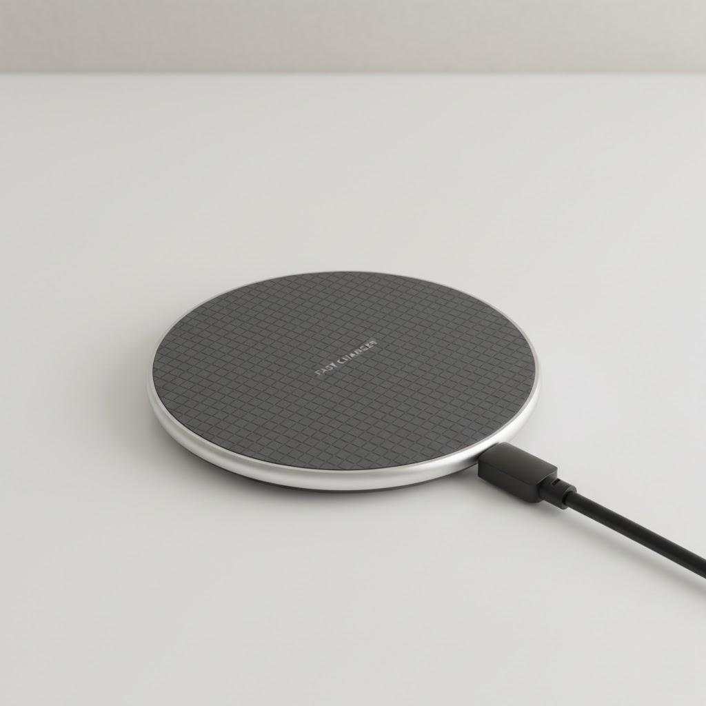 

10W Fast Wireless Charger USB C Quick Charge QC3.0 Compatible iPhone 14 13 12 11 XS XR X 8 Samsung S22 S21 S20 чорний