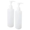 2pcs Massage Oil Warmer Replacement Bottle 250ml Refillable Professional Shampoo Pump Bottles for for Lotion Heater