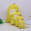 Drawstring Travel Bag Set - 4-Piece Underwear Organizer