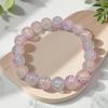 10mm Dopamine Jade Crushed Glass Bracelet: Women's Light Luxury Fidget Beaded Bracelet
