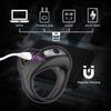 Wiederaufladbarer, vibrierender Masturbator für Männer über USB mit dreieckigem Verschlussring