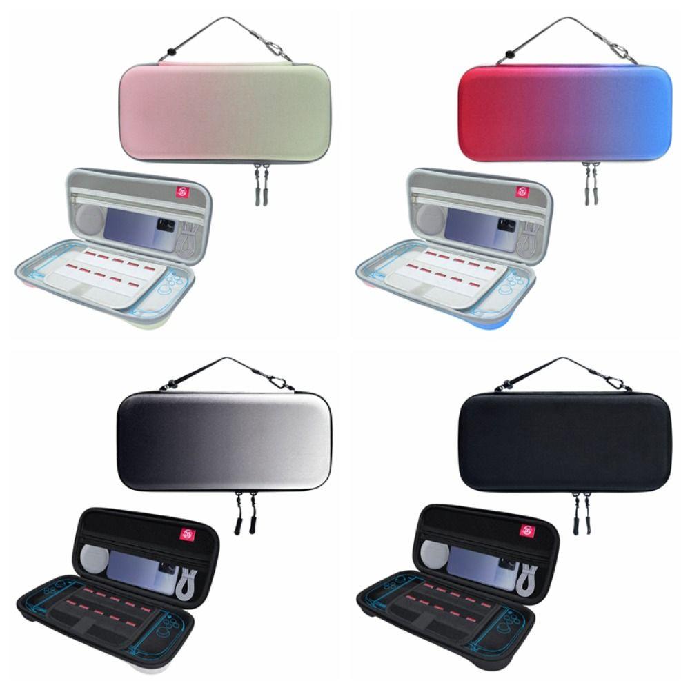 

Oxford Cloth Travel Carrying Case EVA Shockproof Storage Bag for Nintendo Switch 2 рожевий зелений колір