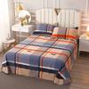 Vintage Geometric Pattern Bed Sheet Set 100% Cotton Luxury Classic Bedspread with 2 Pillowcases Queen King Size Bedding Set