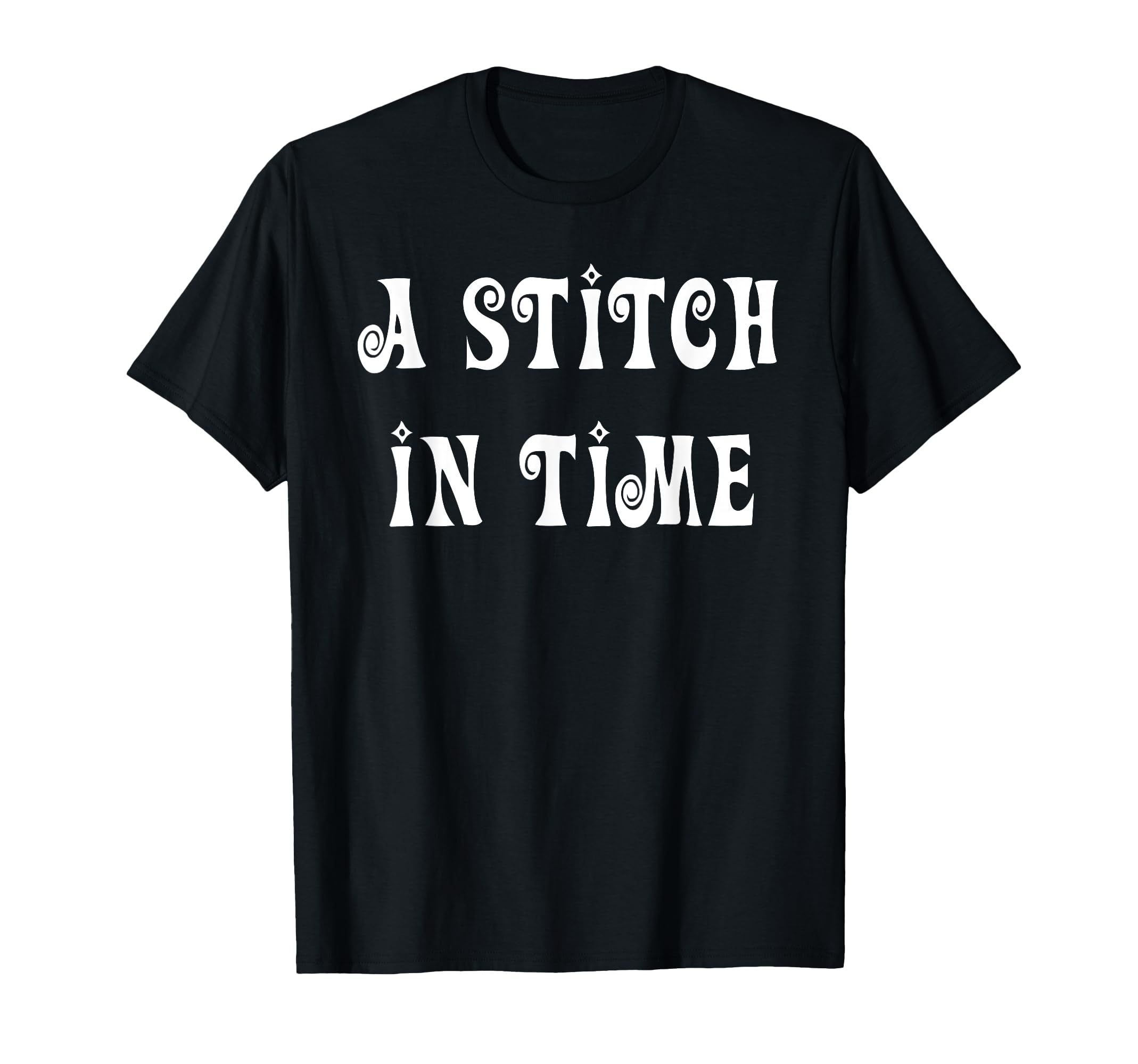 

A Stitch in Time T-shirt чёрный