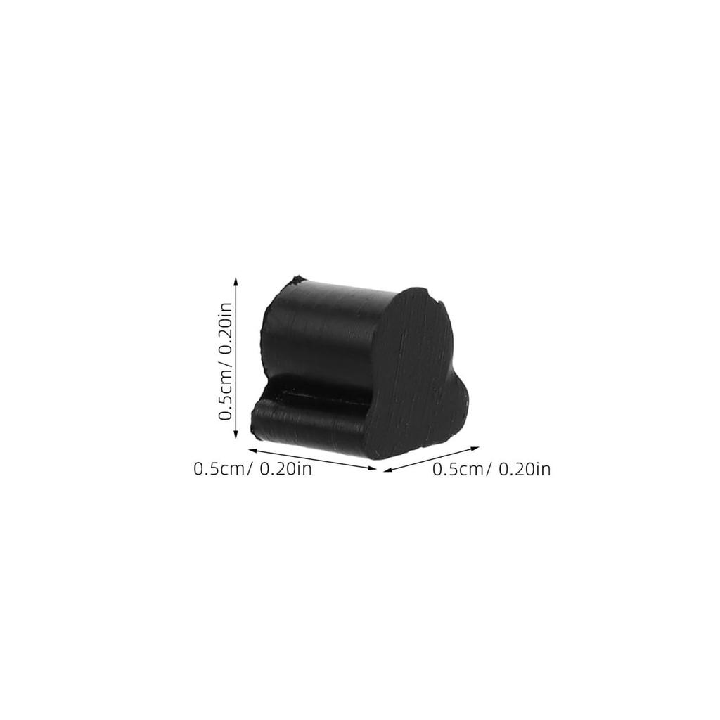 NUOLUX 10pcs Rotary Valve Rubber Bumper Stoppers for French Horn, Euphonium, Tuba, Trombone - Instrument Parts, Flexible Operation, Accessories, Horn