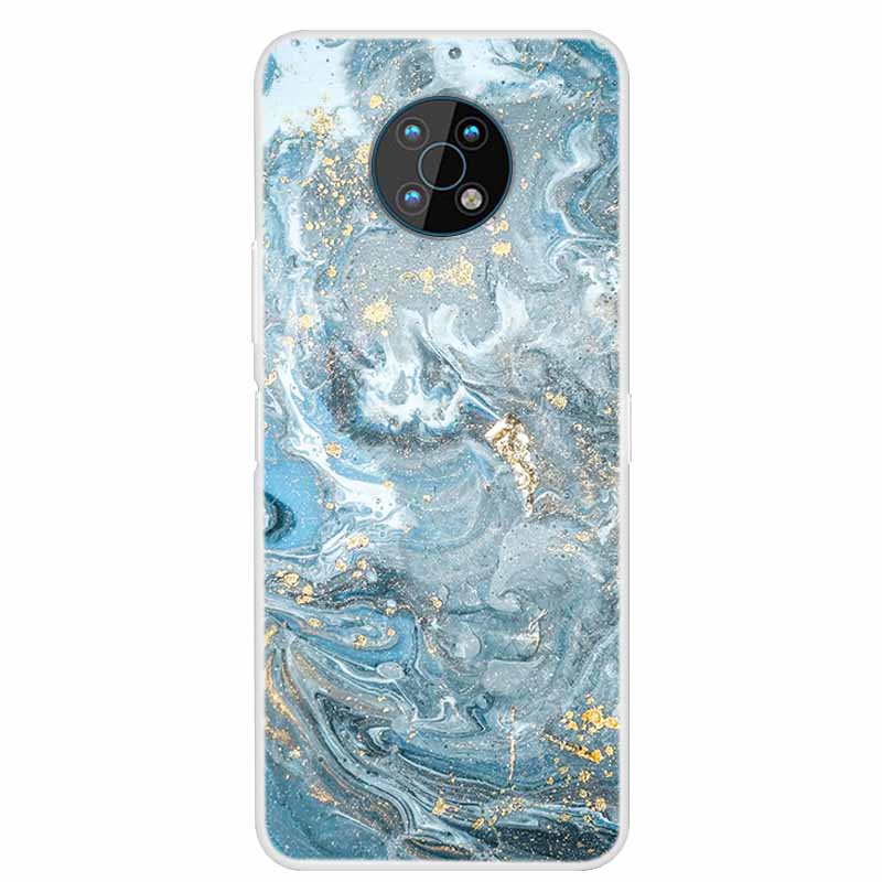 For Nokia G50 Cases G20 G10 G300 Clear Marble Soft Silicone Phone Cases for Nokia G50 5G Back Covers Bumper For NokiaG20 G 50 5G