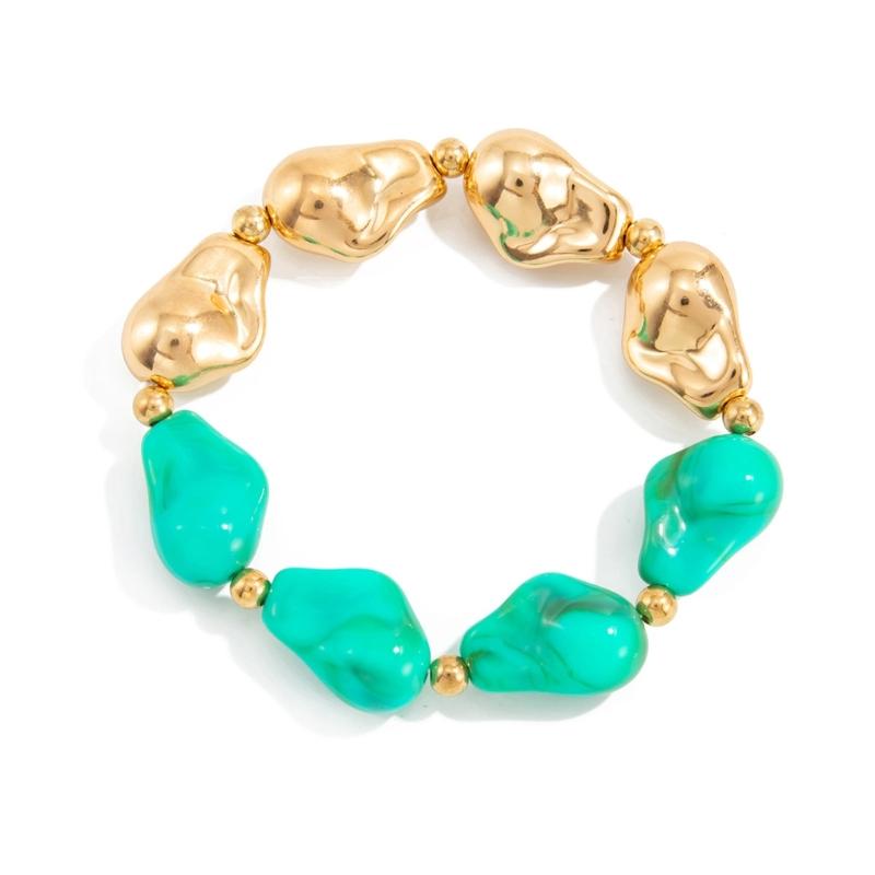 Stylish Resin Elastic Bracelet With Unique Irregular Designs for Women Fashion Accessories