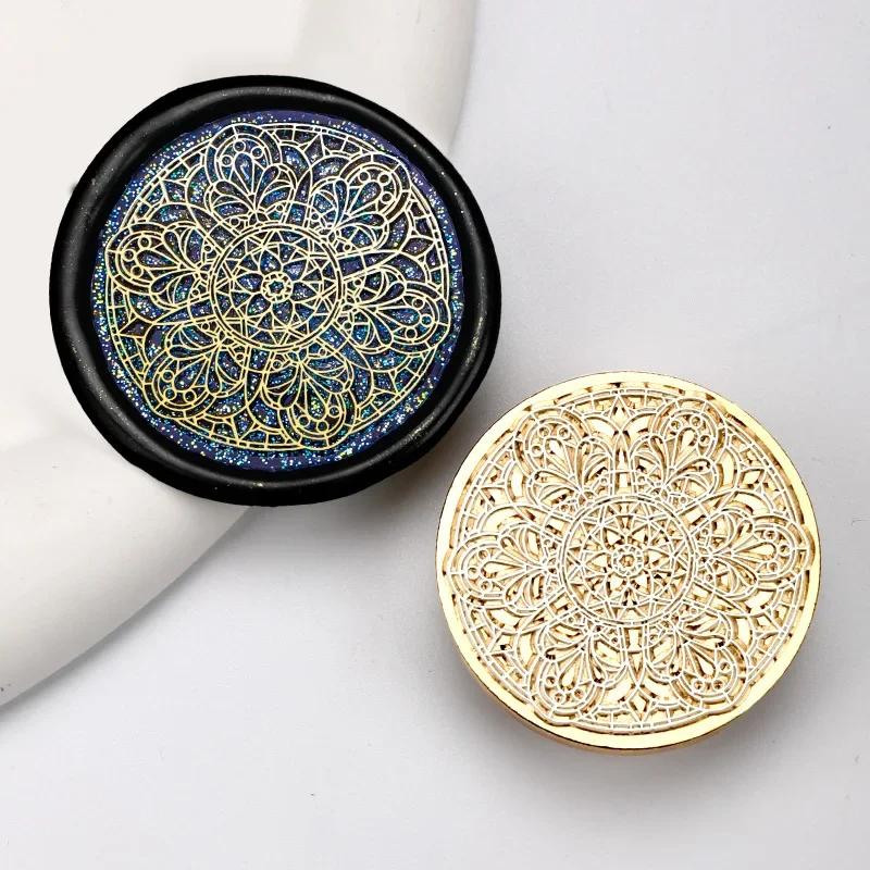 4Cm Large Chapter Head Series Sealing Wax Seal Fire Lacquer Seal Brass Chapter Head Craft Supplies Stamp Gift Handicrafts