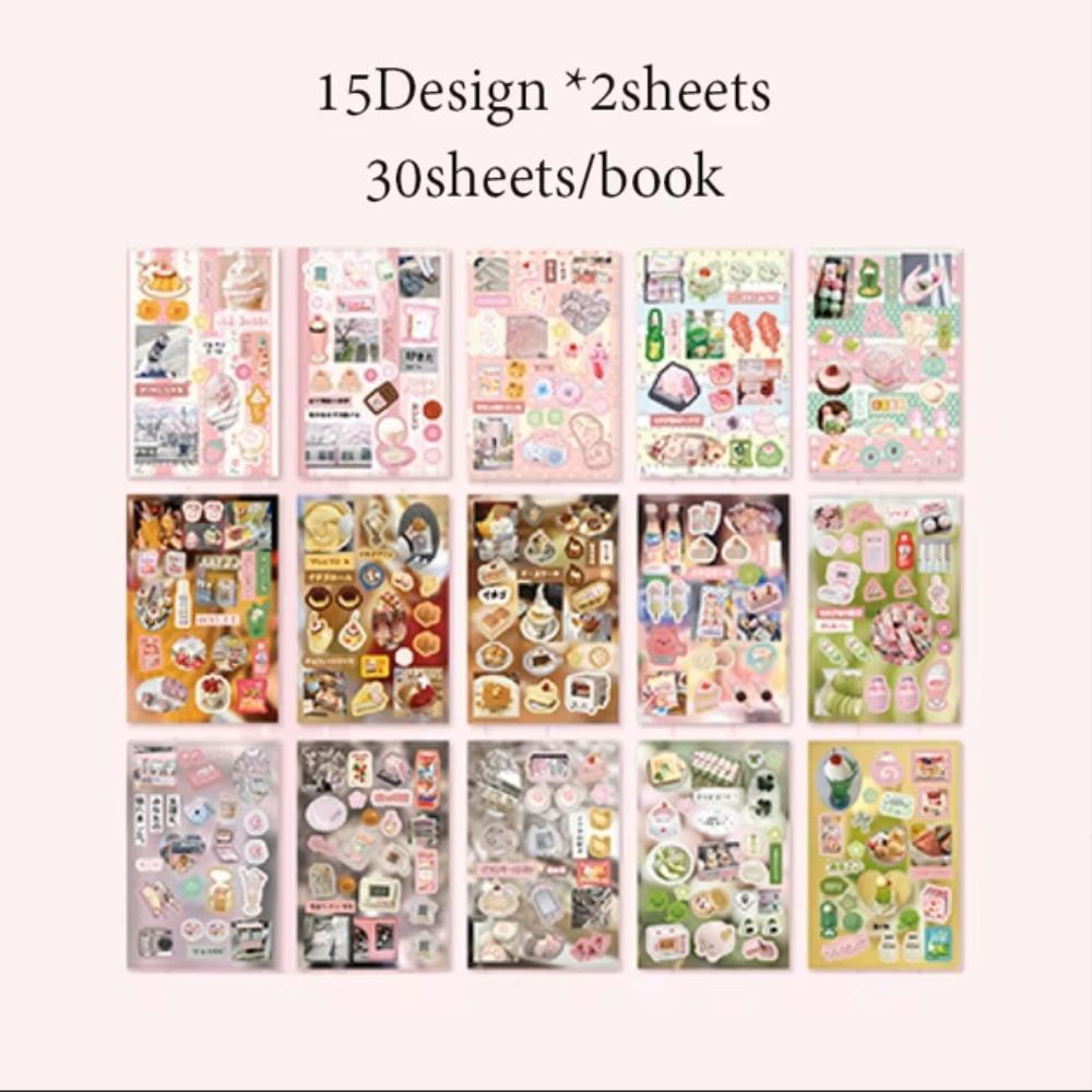 

Милые декоративные наклейки в стиле ретро, серия «Домики», наклейки для скрапбукинга, украшение для телефона розовый