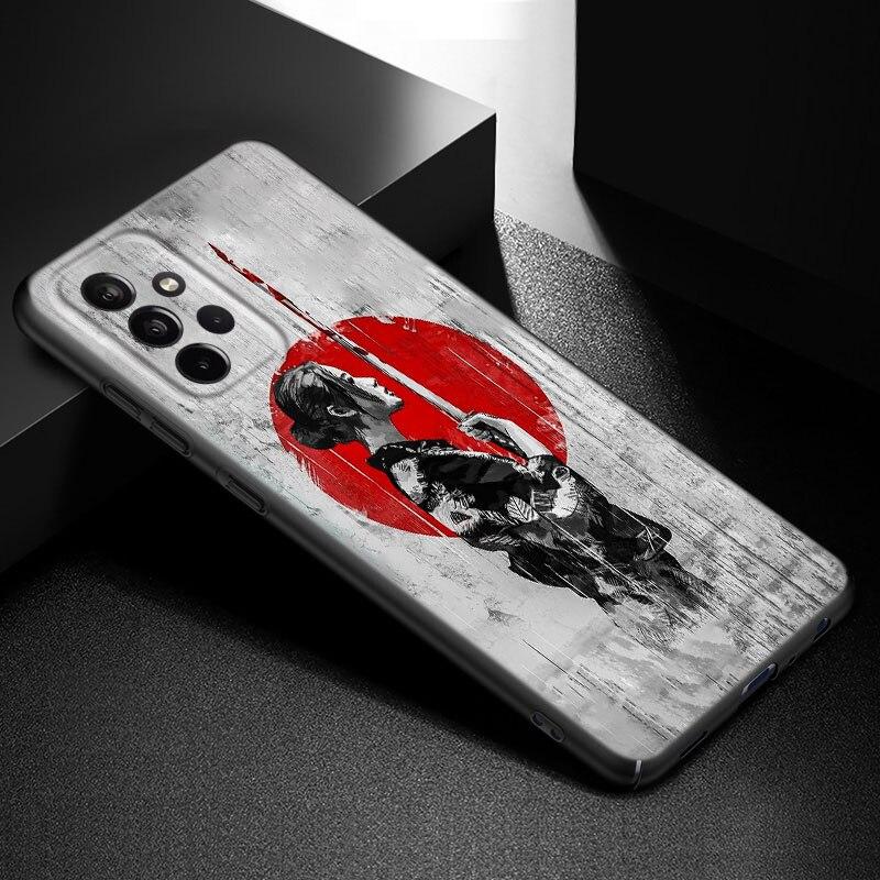 Japanese Samurai Art Phone Case For Samsung Galaxy A21 A30 A50 A52 S A13 A22 A32 A33 A53 A73 5G A11 A12 A31 A51 A70 A71 A72