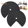 2Pcs Shelf Liner Circle Kitchen Liners Non Adhesive Cabinet Drawer Mats Non Slip Fridge Liners for Pantry Sink Storage Cupboard