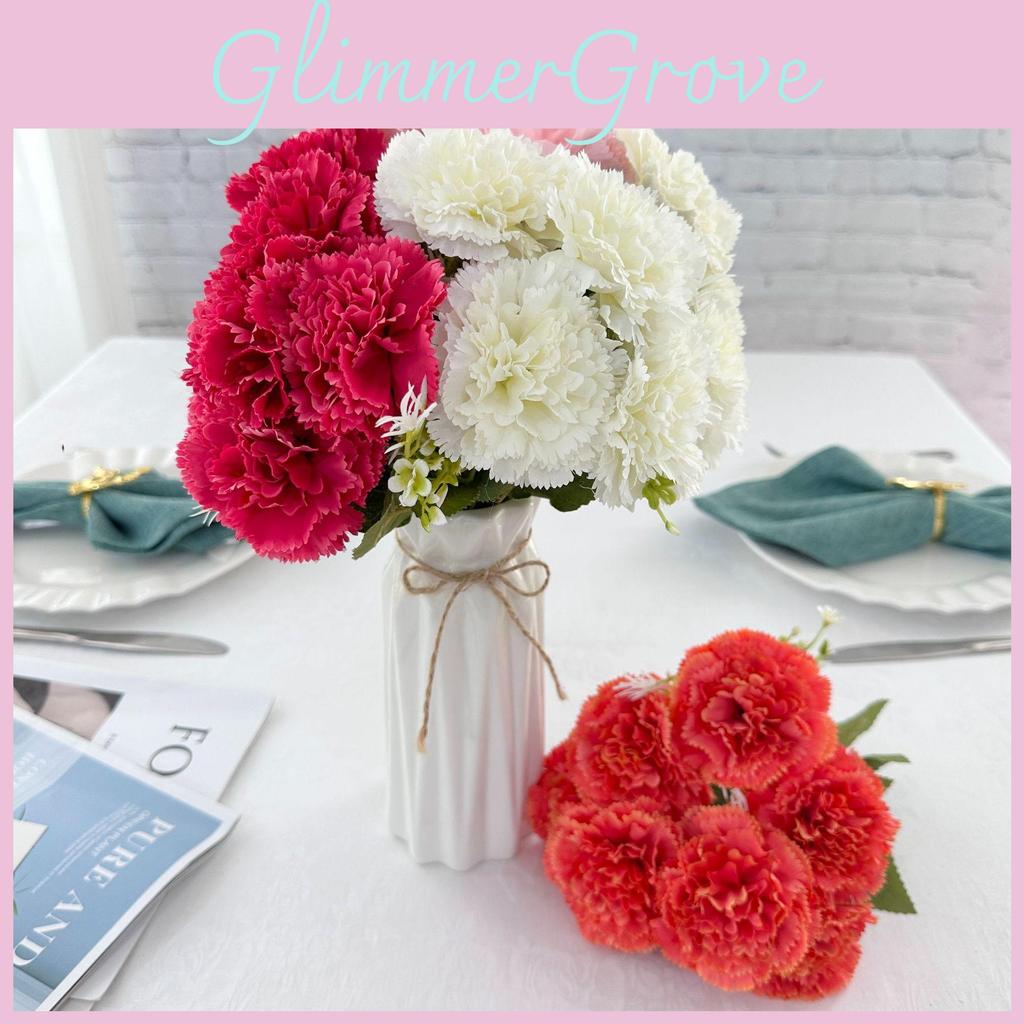 7head Carnation Flower Crafts For Home Decor And Special Occasion Settings